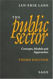 The public sector : concepts, models and approaches