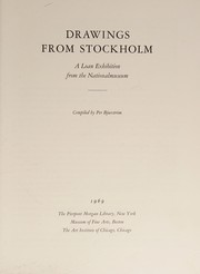 Cover of: Drawings from Stockholm: a loan exhibition from the Nationalmuseum.