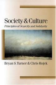 Society and culture : principles of scarcity and solidarity