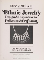 Cover of: Ethnic jewelry: design and inspiration for craftsmen and collectors