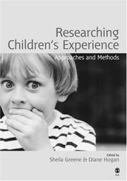 Researching children's experiences : methods and approaches