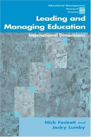 Leading and managing education : international dimensions