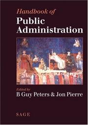 Handbook of public administration