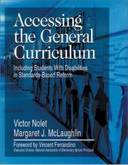 Accessing the general curriculum : including students with disabilities in standards-based reform