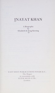 Inayat Khan by Elisabeth Keesing