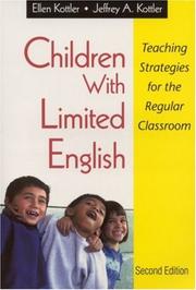 Cover of: Children with limited English: teaching strategies for the regular classroom