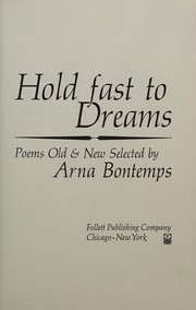 Cover of: Hold Fast to Dreams
