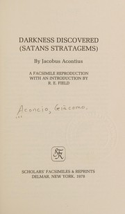Cover of: Darkness discovered: (Satans stratagems)