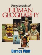 Cover of: Encyclopedia of human geography