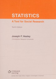 Cover of: Statistics: A Tool for Social Research