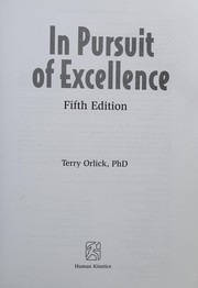 Cover of: In Pursuit of Excellence