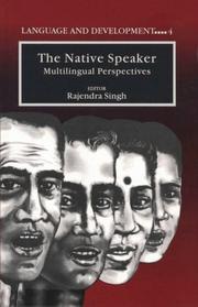 Cover of: Multilingual Perspectives: The Native Speaker, Vol. 4 (Language and Development series)