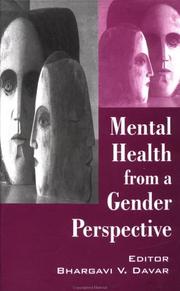Cover of: Mental Health from a Gender Perspective