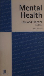 Cover of: Mental health: law and practice