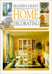 Cover of: Reader's Digest Home Decorating.