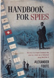 Cover of: Handbook for spies.