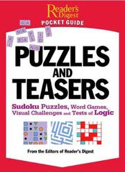 Cover of: Reader's Digest Pocket Guide: Puzzles  &  Brain Teasers (Reader's Digest Pocket Guides)
