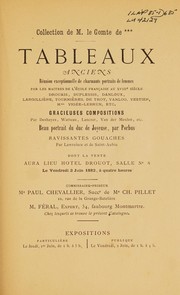 Cover of: Tableaux anciens