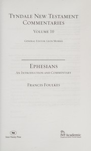Cover of: Ephesians by Francis Foulkes
