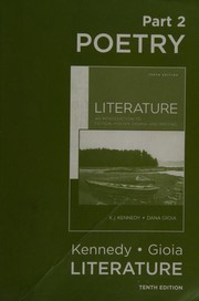Cover of: Literature: An Introduction to Fiction, Poetry, and Drama: Part 2: Poetry