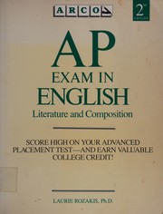 Cover of: Advanced placement examination in English: composition and literature