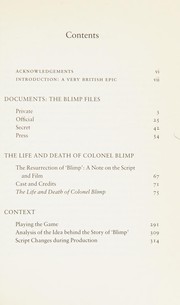 Cover of: The life and death of Colonel Blimp