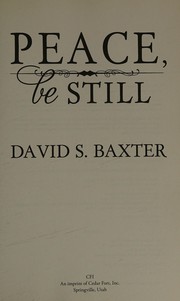 Cover of: Peace, be still
