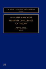 Cover of: An International Feminist Challenge to Theory (Advances in Gender Research, Vol. 5)