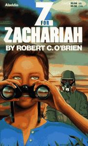 Z for Zachariah by Robert C. O'Brien