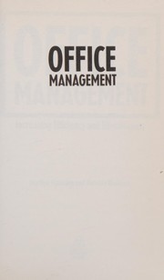 Cover of: Office Management (Better Management Skills)
