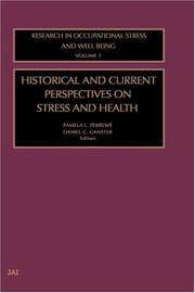 Cover of: Historical and current perspectives on stress and health