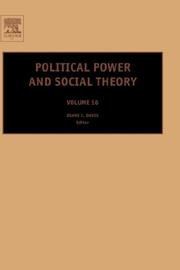 Cover of: Political Power and Social Theory, Volume 16 (Political Power and Social Theory)