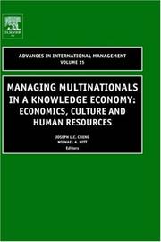 Managing multinationals in a knowledge economy : economics, culture, and human resources