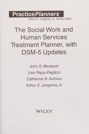 Cover of: Social Work and Human Services Treatment Planner, with DSM 5 Updates