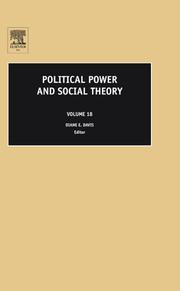 Cover of: Political Power and Social Theory, Volume 18 (Political Power and Social Theory)