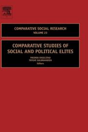 Comparative studies of social and political elites