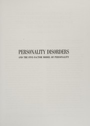 Cover of: Personality disorders and the five-factor model of personality