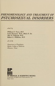 Cover of: Phenomenology and treatment of psychosexual disorders