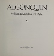 Algonquin by William Reynolds