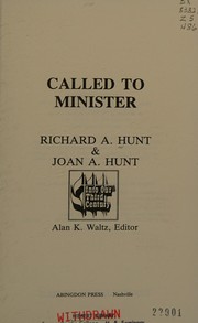 Cover of: Called to minister