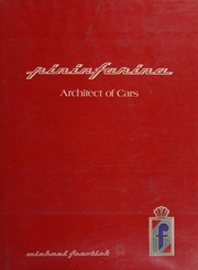 Cover of: Pininfarina: architect of cars