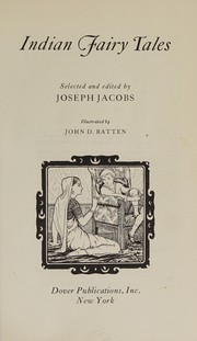 Cover of: Indian fairy tales. by Joseph Jacobs