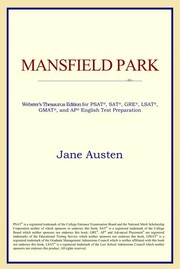 Cover of: Mansfield Park by ICON Reference
