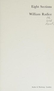 Cover of: Eight sections