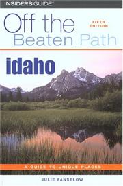 Cover of: Idaho Off the Beaten Path, 5th