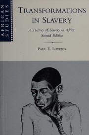 Cover of: Transformations in slavery: a history of slavery in Africa