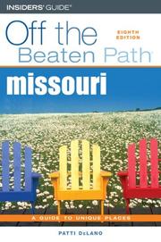 Cover of: Missouri Off the Beaten Path, 8th (Off the Beaten Path Series)