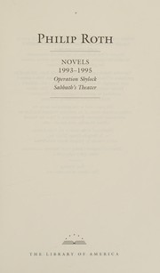 Cover of: Novels, 1993-1995