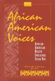 Cover of: African American Voices: African American Health Educators Speak Out