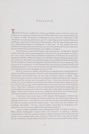Cover of: Particularis de computis et scripturis by Pacioli, Luca